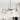 Beta Modern 6-Light Glass Chandelier Wheel Black Gold Lights for Dining Room - 27.6"L x 4.9"W x 12.6"H
