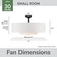 preview thumbnail 36 of 48, Hunter + Jasmine Roth Fandelier 30" Brookside Ceiling Fan w/ LED Light, Handheld Remote, Chandelier