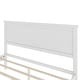 preview thumbnail 22 of 21, Rustic Wood Platform Bed with Headboard Footboard and Support Slats