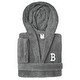 preview thumbnail 45 of 52, Sweet Kids 100% Polyester SUPER PLUSH Double Brushed Hooded Bathrobe with White Bookman Monogram B - Large