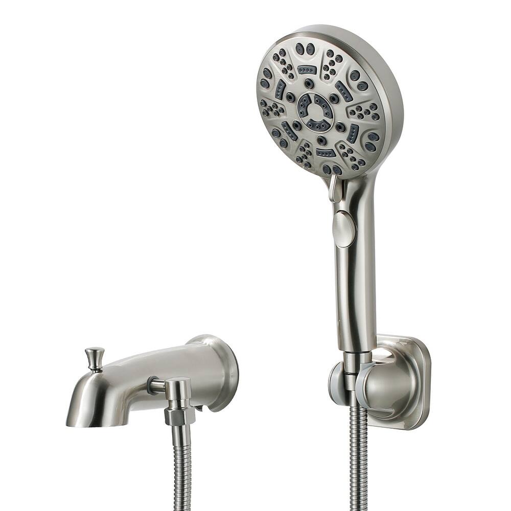 WOWOW Integrated Diverter Bathtub Spout with Handshower
