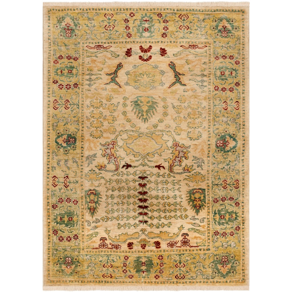 SAFAVIEH Couture Hand-knotted Peshawar Itsuki Traditional Oriental Vegetable Dye