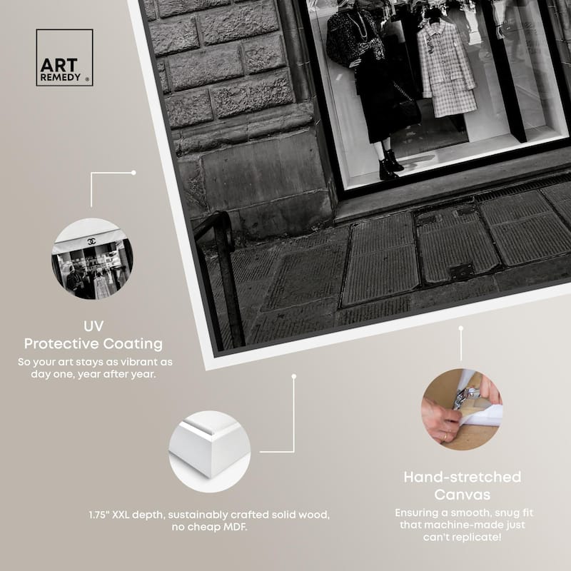 Fashion House Window Canvas by Art Remedy