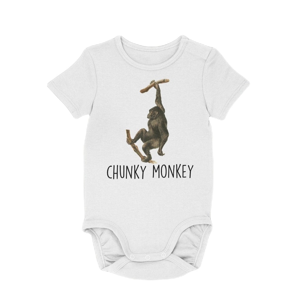 Chunky Monkey - Baby Boy Girl Clothes Infant Bodysuit Funny Cute Newborn