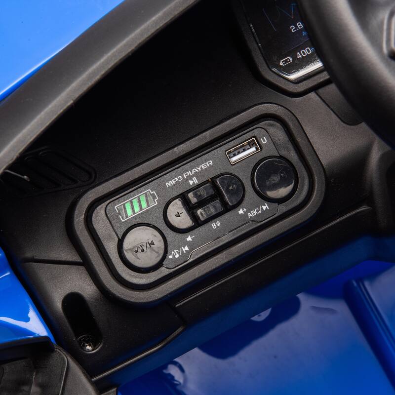 24V Licensed Chevrolet Silverado EV Ride-On Car for Kids with Slow Start, LED Lights, Bluetooth, USB, MP3, and Remote Control