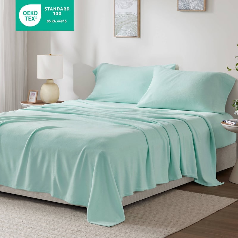 Madison Park Micro Fleece Bed Sheet Set