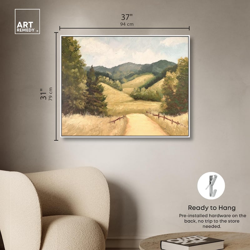Summer Fields Canvas by Art Remedy