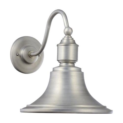 Quorum International 760 Single Light 14" Tall Outdoor Wall Sconce with Barn Style Shade
