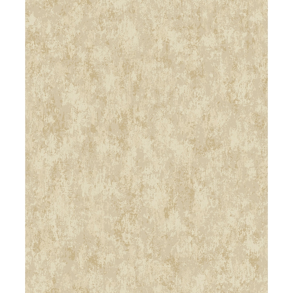 A-Street Prints Haliya Champagne Metallic Plaster Wallpaper
