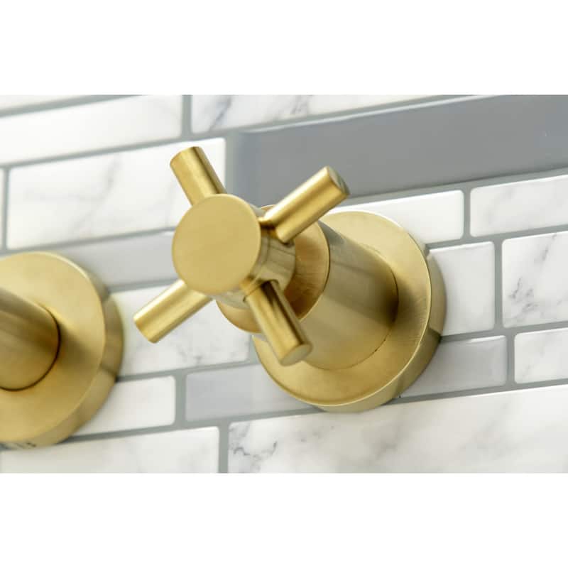 Kingston Brass Concord Wall Mounted Roman Tub Filler with 13-3/16"
