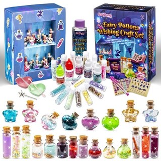 nmixx counting stars ラキドロ ギュジン 3枚セット GirlZone Fairy Potions Wishing Craft Set - 50 Magical Piece - Bed