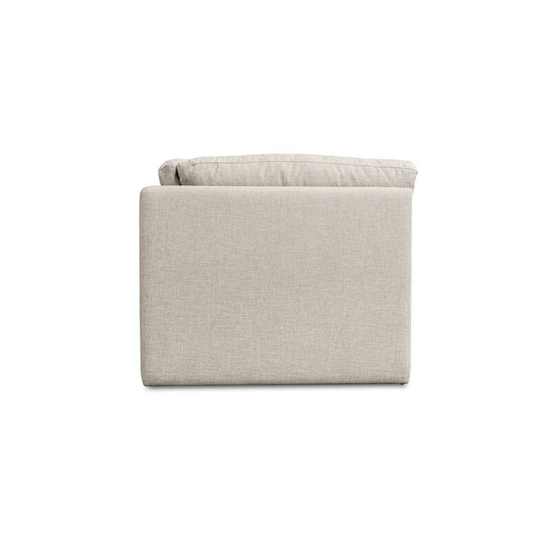 NADAAL STUDIOS Odessa , Outdoor Corner Chair With Weather-Resistant Performance Fabric - 40"W x40"D x35.8"H