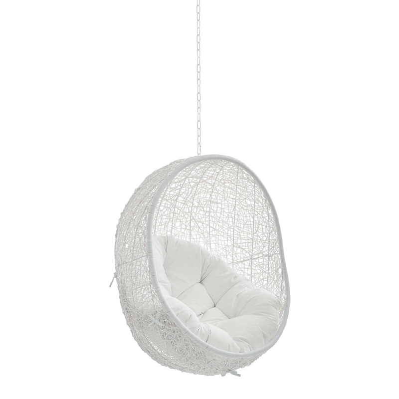 Hide Sunbrella Fabric Swing Outdoor Patio Lounge Chair without Stand