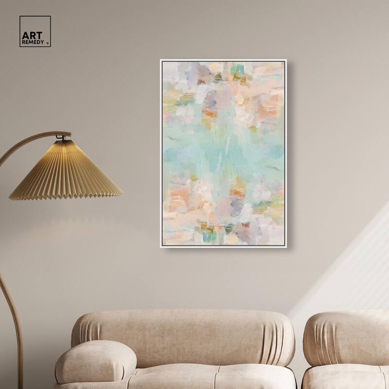 Expressive Swirls Canvas by Art Remedy
