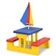 preview thumbnail 19 of 20, Costway Honeyjoy Kids Picnic Table Set with Removable Umbrella Indoor - See details
