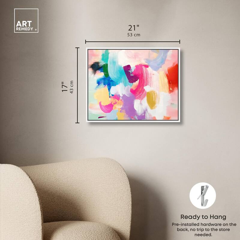 Pigment Play II Canvas by Art Remedy