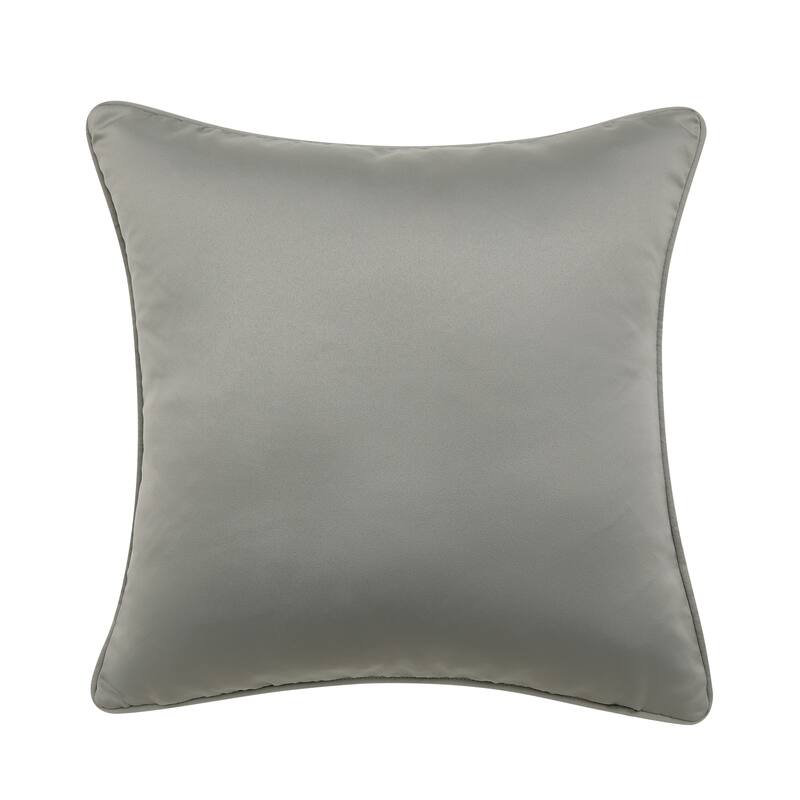 Renata 18" Square Decorative Throw Pillow - Polyester - Teal - Accent