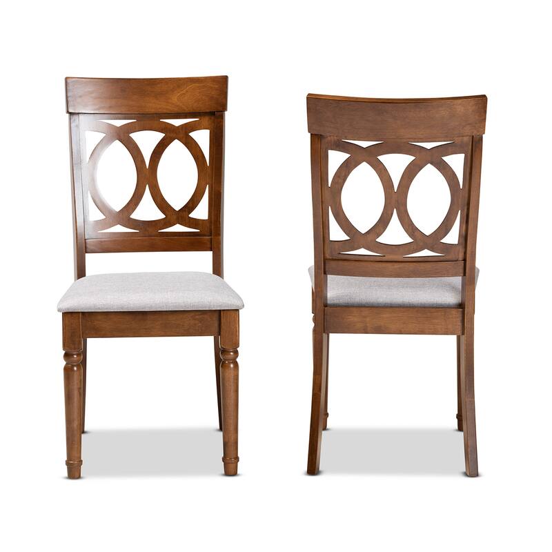 Lucie Modern and Contemporary 2-PC Dining Chair Set