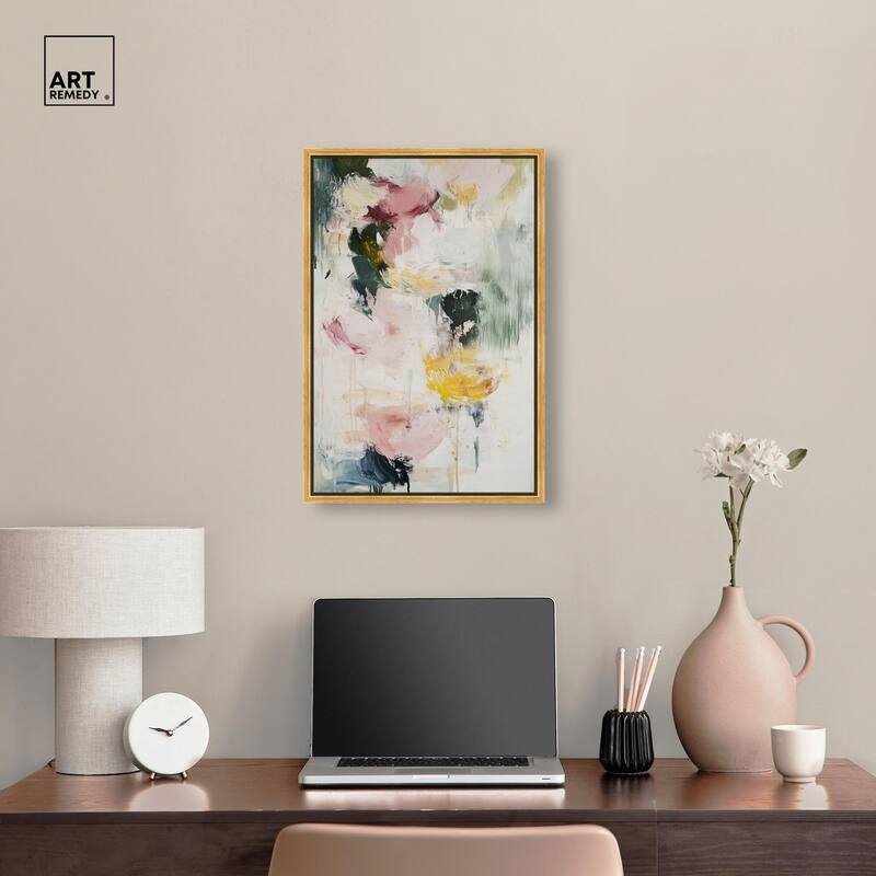 Dripping Colors II Canvas by Art Remedy