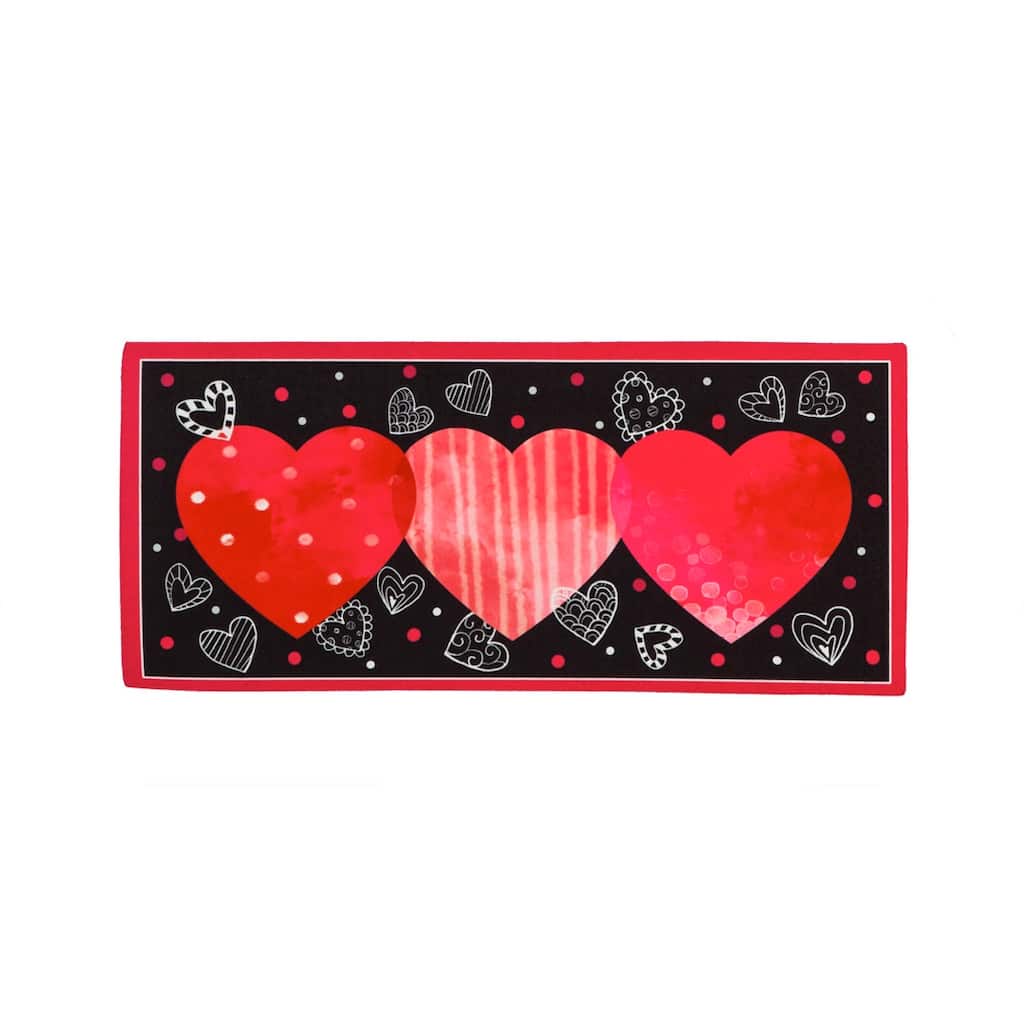 Valentine's Heart Trio Sassafras Switch Mat