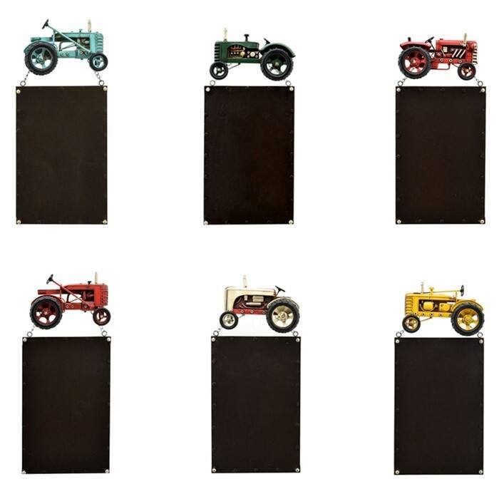 Magnetic Message Boards with Iron Tractor - 10.2" L x 2.4" W x 22" H - Multiple Colors
