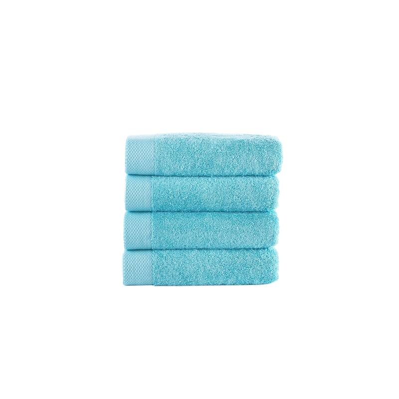 Brooks Brothers Solid Signature 4 pcs Hand Towels - Sea Glass
