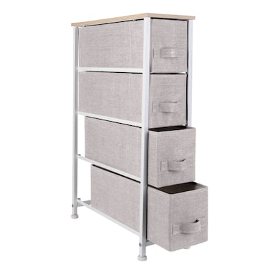Simplify 4 Drawer Narrow Storage Chest