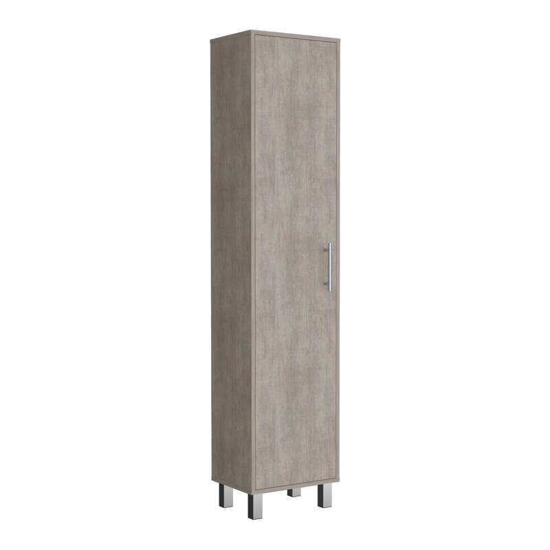 Laska 71" Tall 5-Shelves Storage Cabinet Broom Closet - N/A