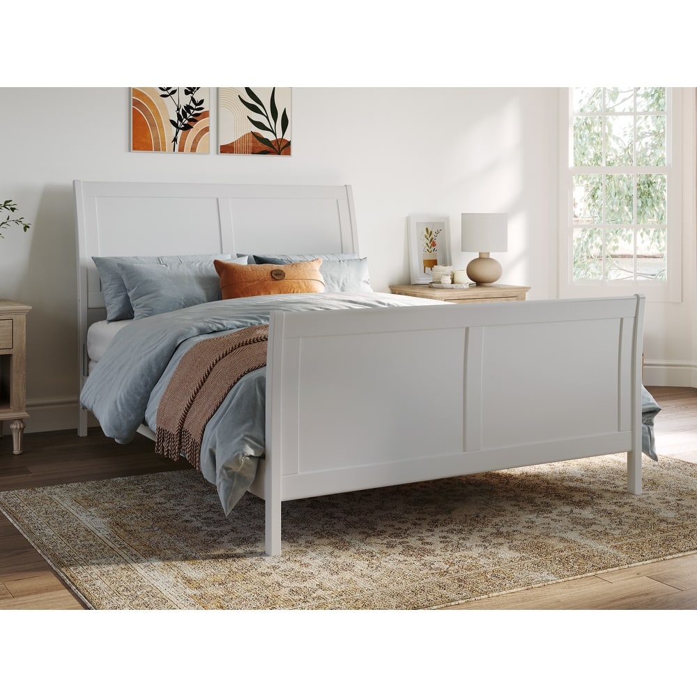 AFI Portland Foundation Bed with Matching Footboard