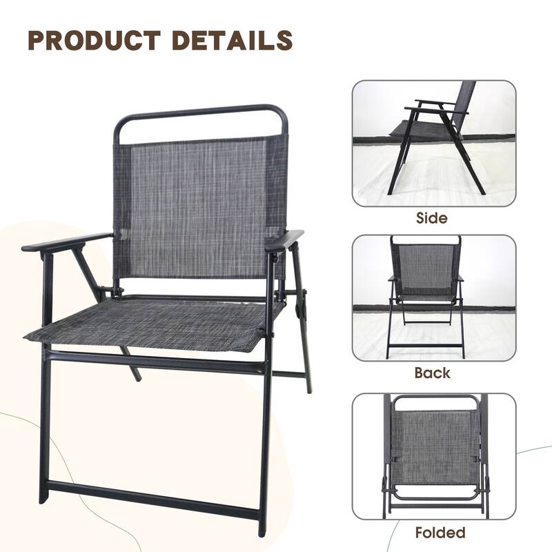 Outdoor Patio Dining ,Metal Patio Furniture Table and Chair Set with Umbrella
