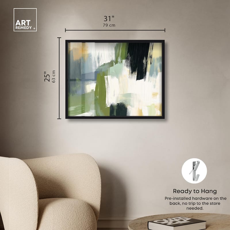 Moss Layers I Shadowbox by Art Remedy