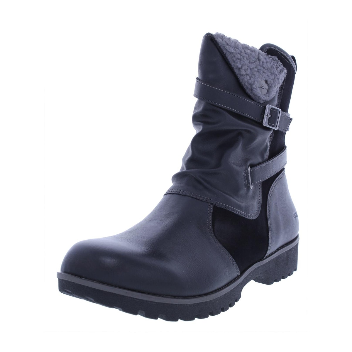 vegan faux fur boots