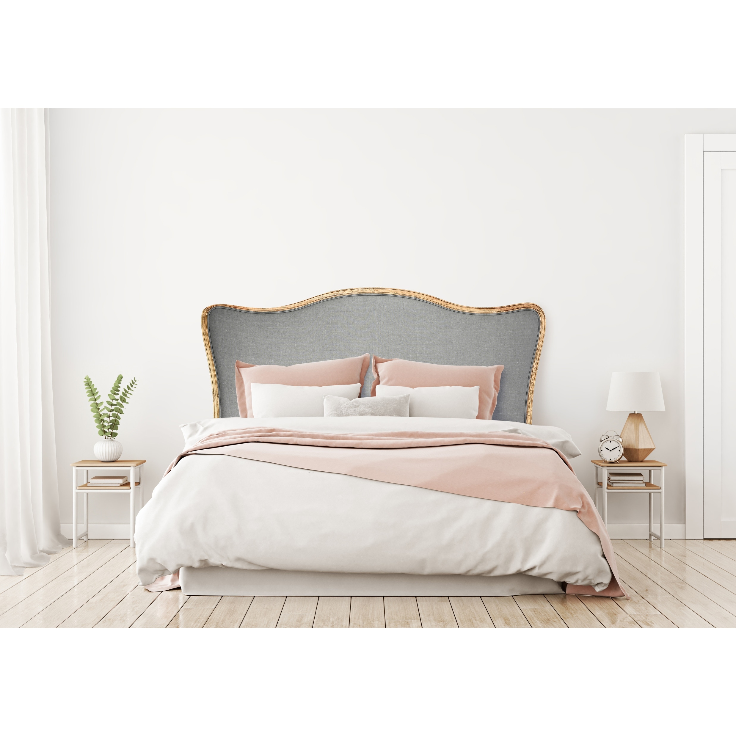 Quintanar upholstered panel outlet headboard