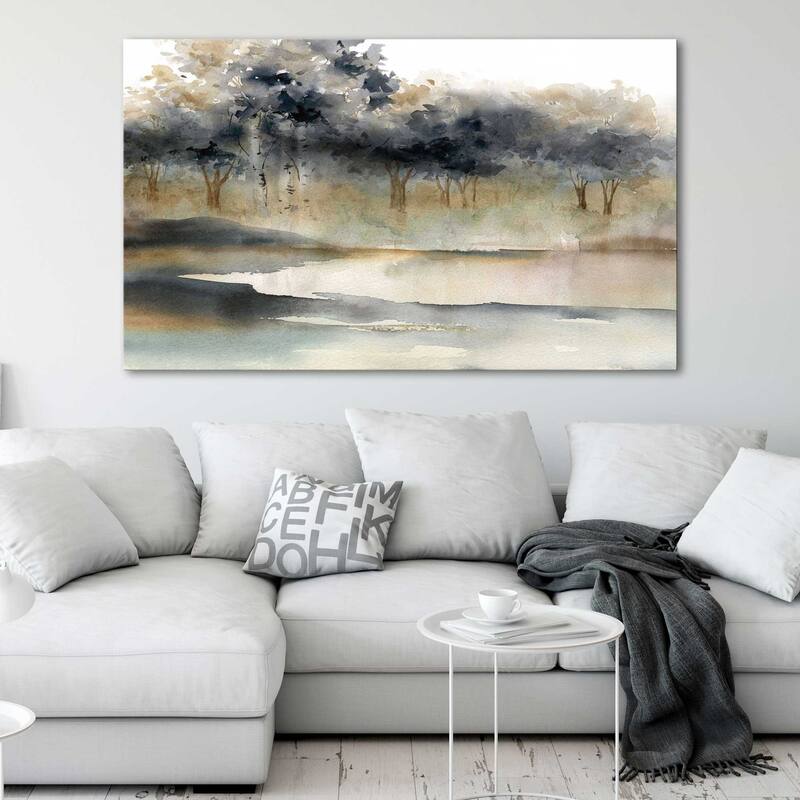 "Silent Waters I (Horizontal)" by Carol Robinson Print on Canvas