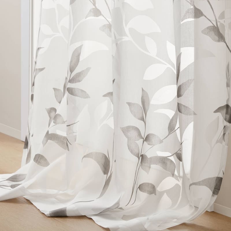 Madison Park Vera Burnout Printed Curtain Panel Single