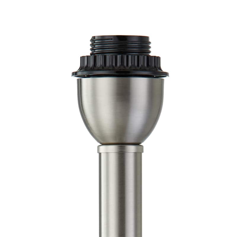 Crystal shade 59" Black Torchiere Floor Lamp - N/A