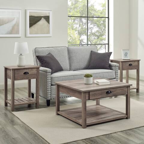 Middlebrook Designs 3-Piece Farmhouse Table Set