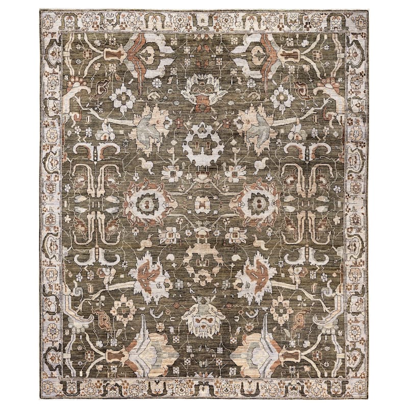 Serapi One-of-a-Kind Hand-Knotted Area Rug - Brown - 8' 1" x 9' 9"