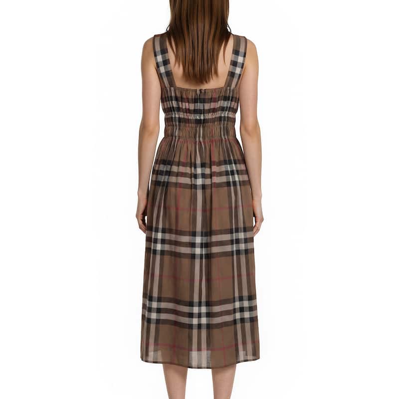 me and em brown dress MARGOT SLIP MIDI DRESS BROWN CHECK – Fayt The Label