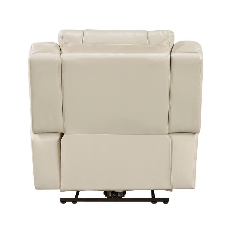 Ridge 40" Faux Leather Power Recliner - LED and Charging Ports