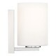 preview thumbnail 3 of 4, Oslo - 1 Light LED Wall Sconce & Vanity - Opal Glass.
