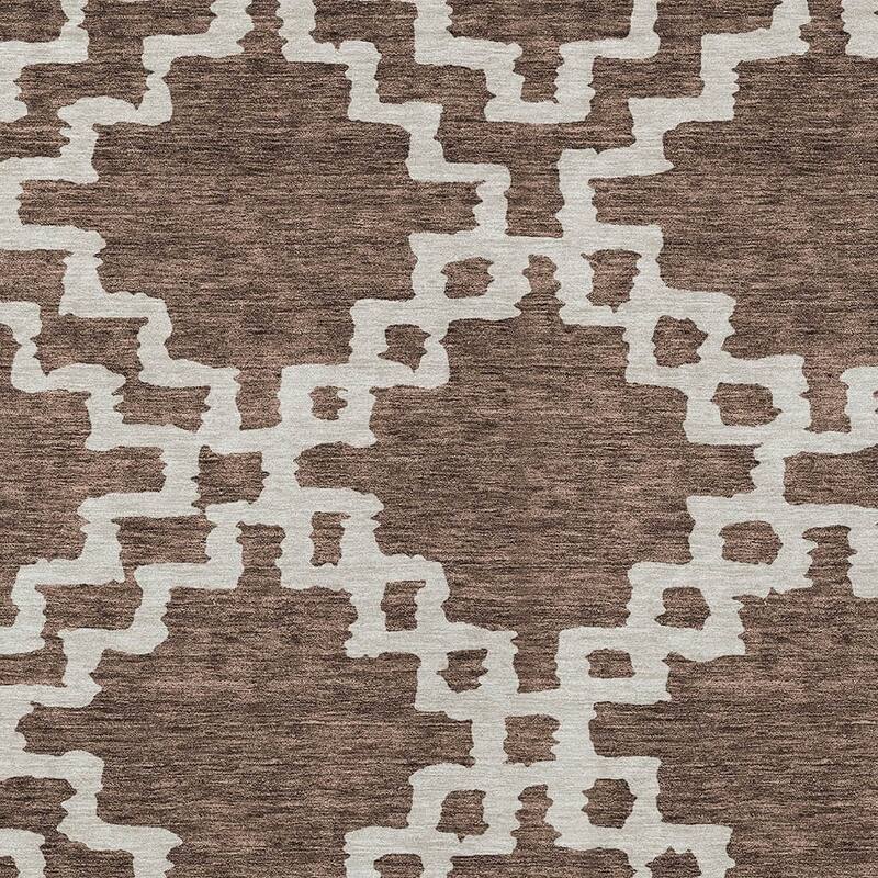 HomeRoots Geometric Transitional Rectangle Outdoor Rug