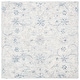 preview thumbnail 9 of 46, SAFAVIEH Handmade Micro-Loop Marijka Wool Rug 3' Square - Light Blue/Ivory - Square