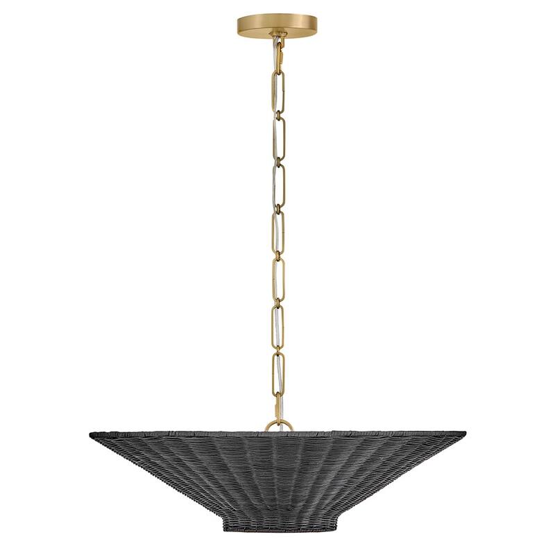 Hinkley Lighting 48457 Delia 4 Light 24" Wide LED Pendant with Wicker