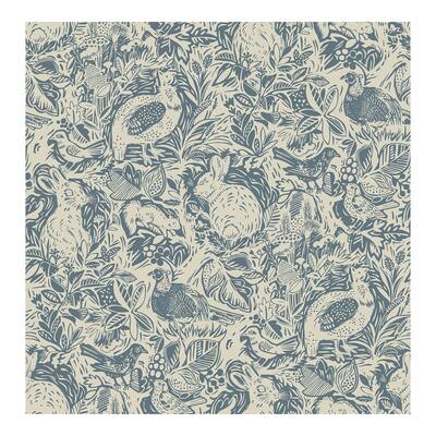 Blue Terrene Peel & Stick Wallpaper - 216in x 20.5in x 0.025in