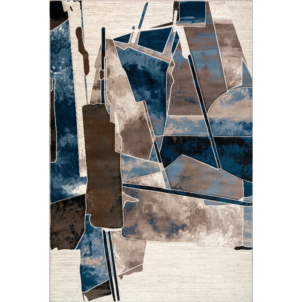 Rhodes Collection Abstract Area Rug