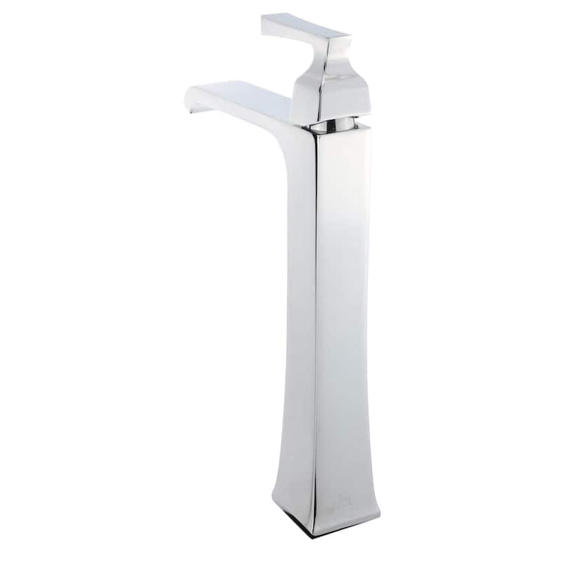 Fine Fixtures Arched Square Single Hole Vessel Sink Bathroom Faucet