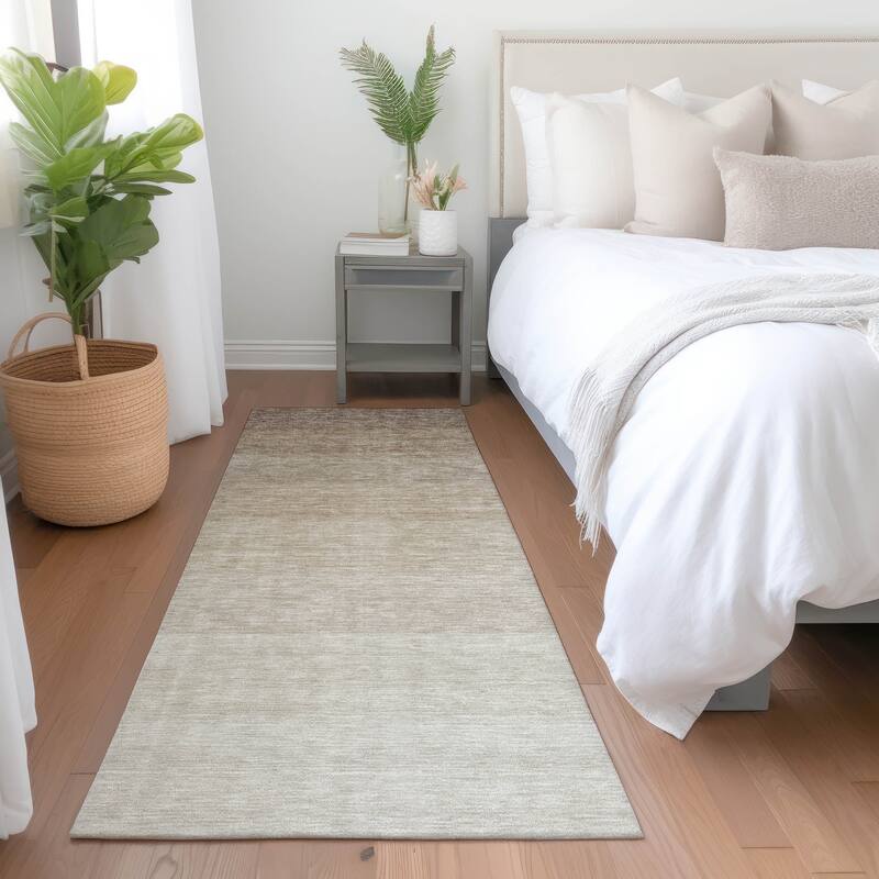 Premium Washable Super Soft Ombre Mod Mayfield Rug - Beige - 2'3" x 7'6"