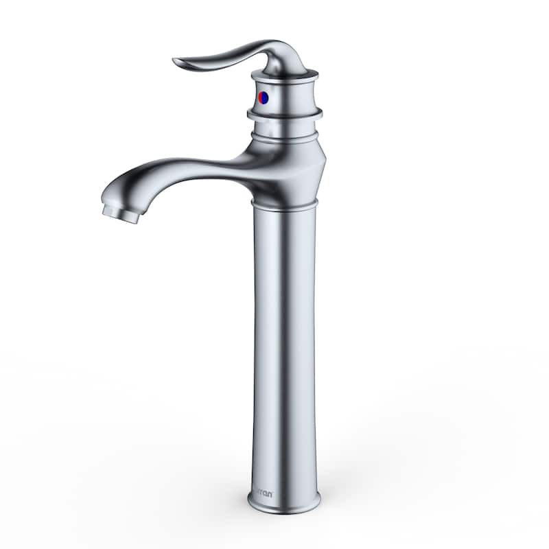 Karran Dartford Single Hole Single Handle Vessel Bathroom Faucet with Matching Pop-up Drain