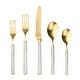 preview thumbnail 19 of 33, Mepra Fantasia Ice Gold Flatware Set